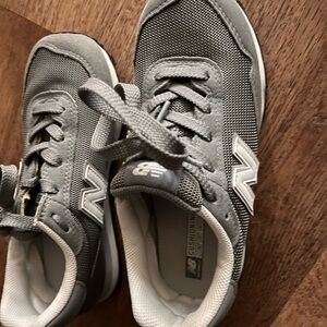 New Balance Kids Sneakers - Gray and White